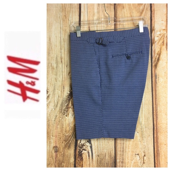 H M Shorts Mens H M Blue And White Walking Short Size 34 Poshmark